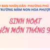 SINH HOẠT CHUYÊN MÔN
