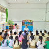 Mỗi ngày đến trường là một ngày vui của các bạn lớp Lá 2