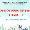 HỌP HỘI ĐỒNG SƯ PHẠM – THÁNG 9
