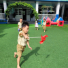 CÁC BÉ LÁ 2 THAM GIA HĐNT QUAN SÁT HOA CHIỀU TÍM