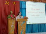 Đại diện SV TDM phát biểu