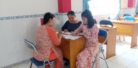 Ban kiểm phiếu làm việc