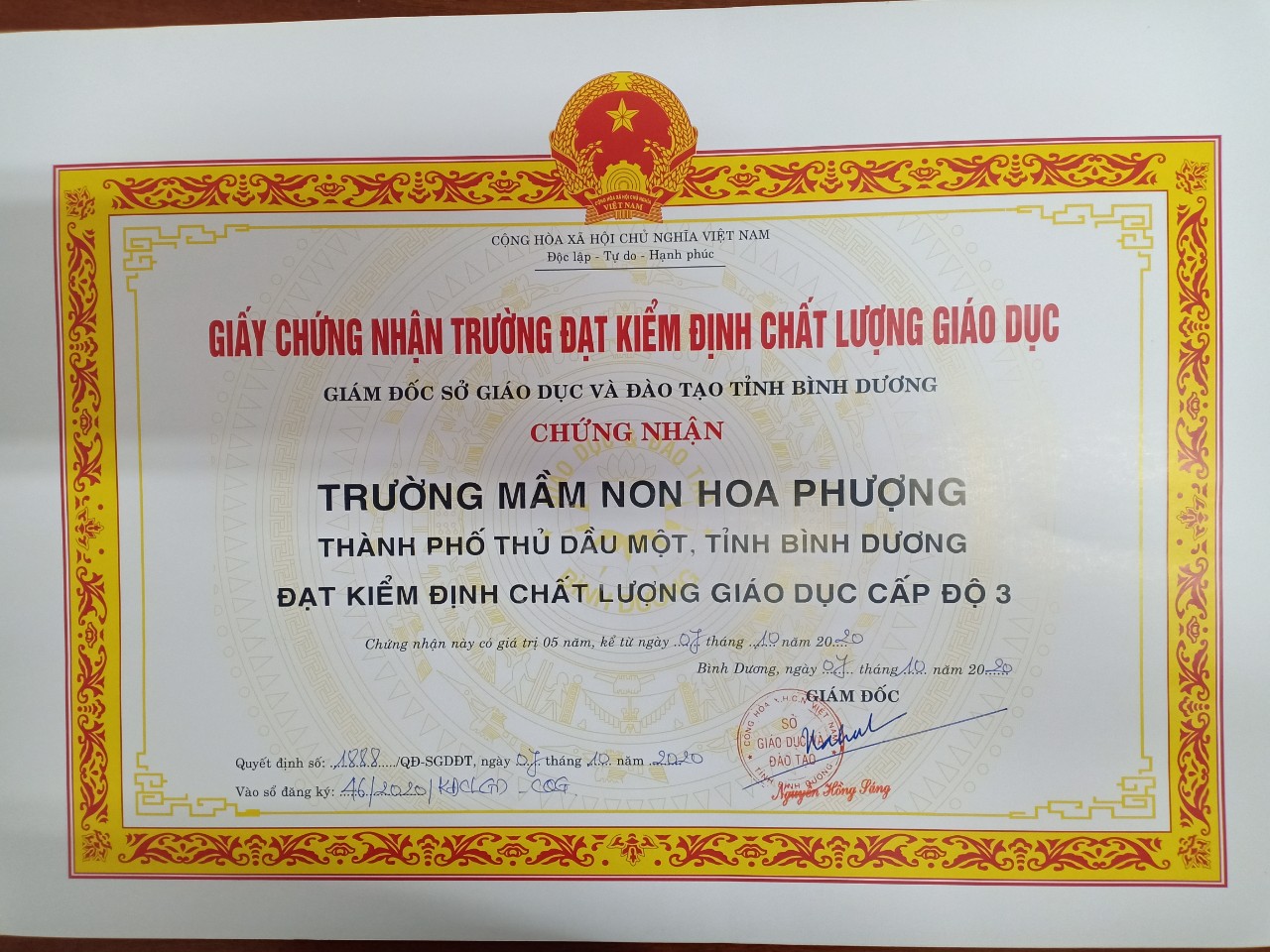 GCN KIEM DINH CLGD