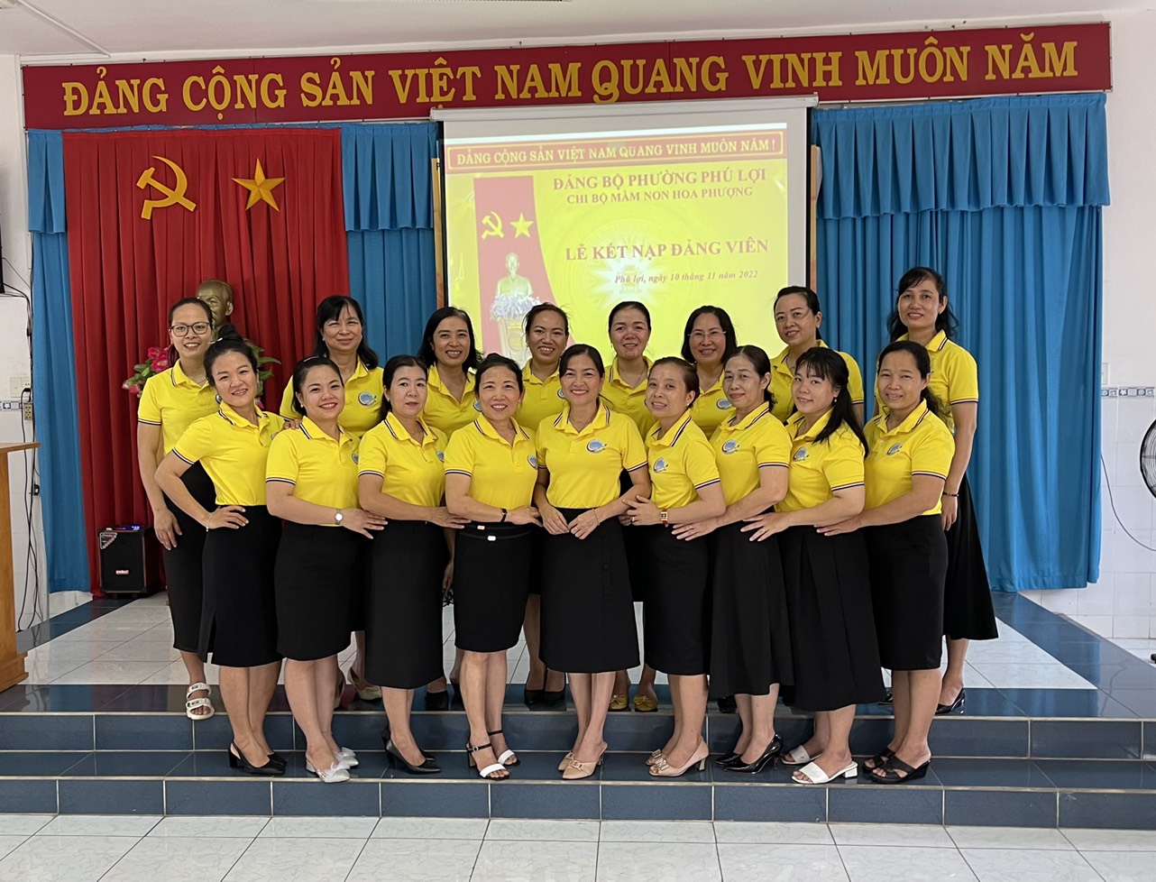 Đảng viên chi bộ MN Hoa Phượng
