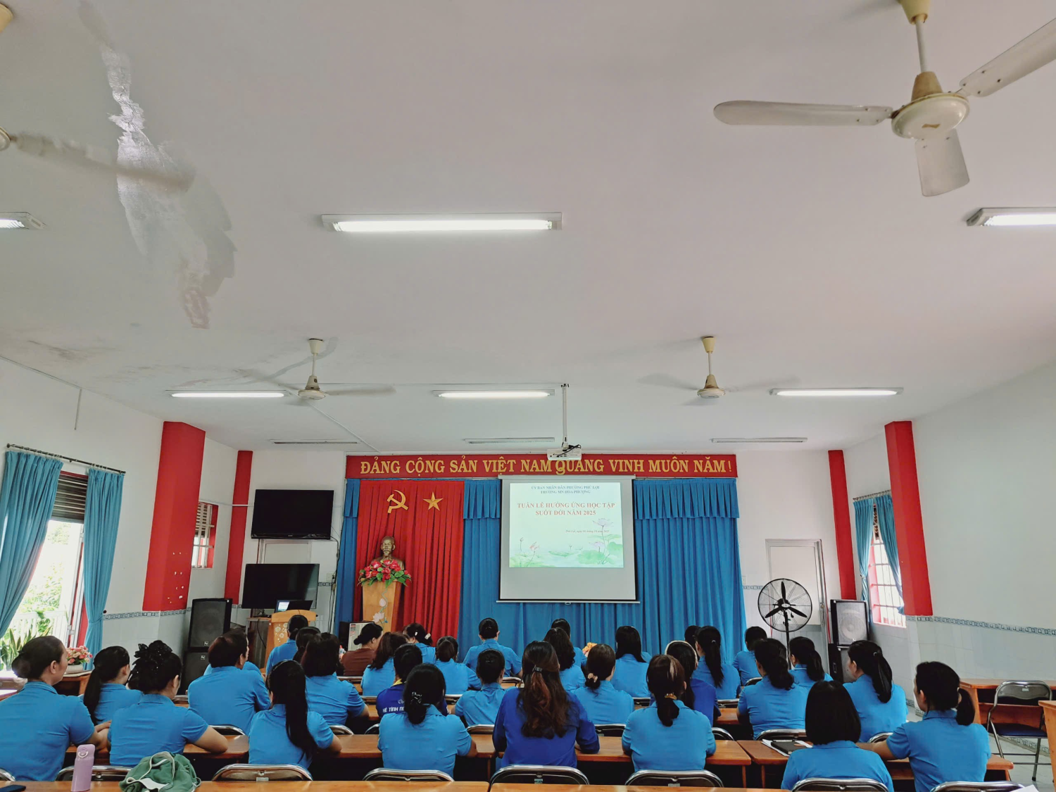 TRƯỜNG MẦM NON HOA PHƯỢNG HƯỞNG ỨNG TUẦN LỄ HỌC TẬP SUỐT ĐỜI NĂM 2025