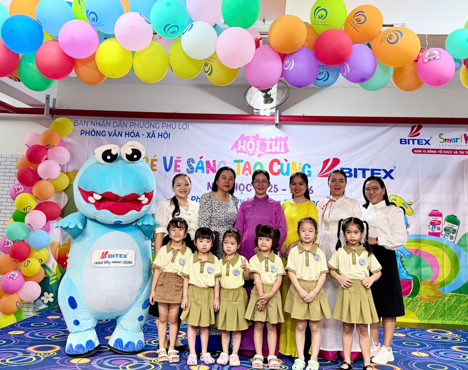 HỘI THI BÉ VẼ SÁNG TẠO CÙNG BITEX