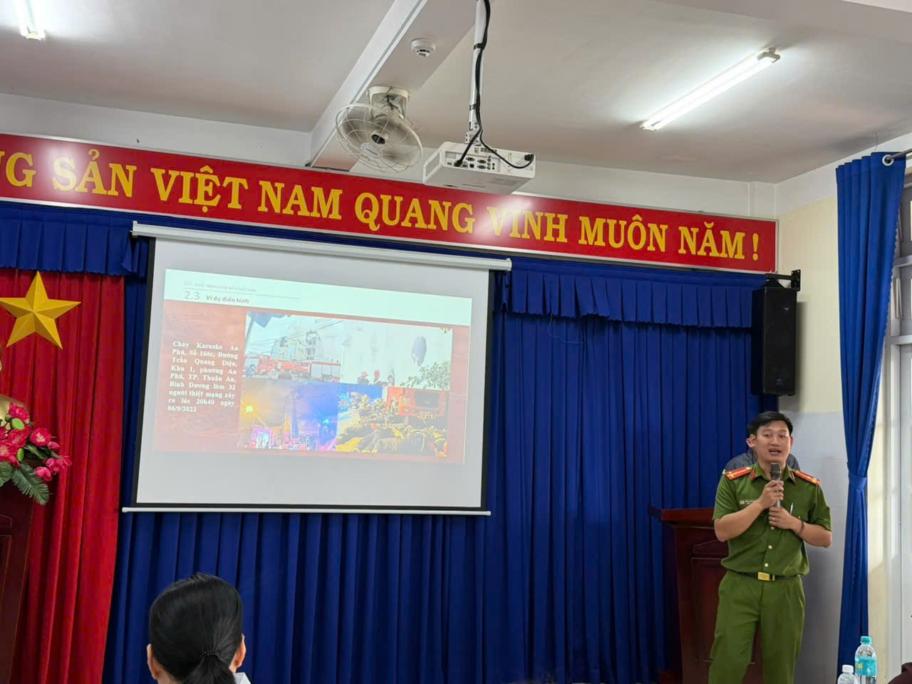 Trường mầm non Hoa Phương tham gia: "Huấn luyện nghiệp vụ phòng cháy chữa cháy và cứu nạn, cứu hộ"